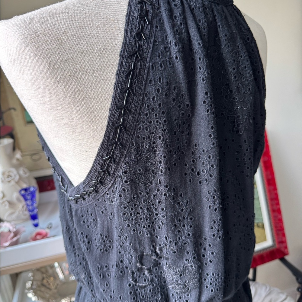 NWT Love Sam Elegant Black Midi Dress - Picture 6 of 9